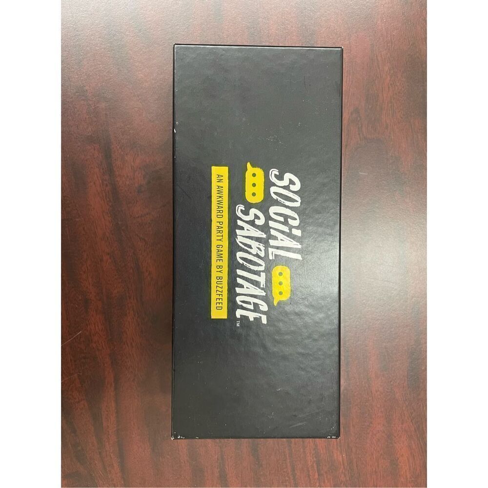 Social Sabotage BuzzFeed Card Game for 3+ players